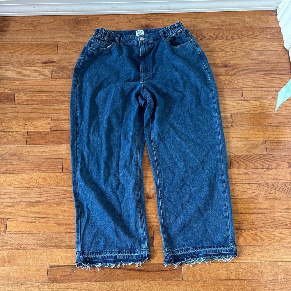 Shiny by Nature medium curvy wide leg jeans